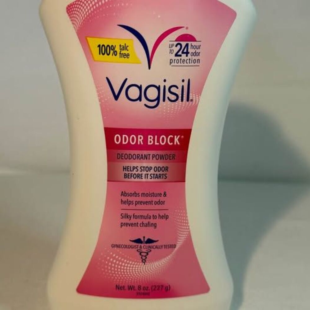 Vagisil Odor Block Deodorant Powder 8 oz Talc-Free Fresh Scent Feminine Care